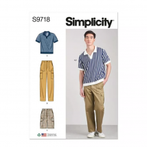 Herrenschnittmuster Simplicity S 9718 AA – Größe 32-42 - Simplicity - MT Stofferie