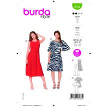 Burda Schnittmuster 6133 Kleid 34 bis 44 - Burda - MT Stofferie