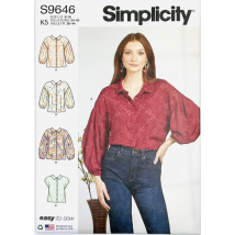 Schnittmuster Simplicity 9646 Bluse 36 bis 54 (fr) - Simplicity - MT Stofferie