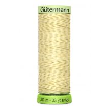 Garnspule recycelt rPET 30m Blassgelb - Gütermann - COL 325 - Gütermann - MT Stofferie