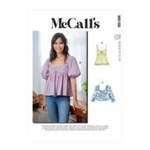 McCall's Babydoll-Oberteil mit Puffärmeln für Anfänger - McCall's - MT Stofferie