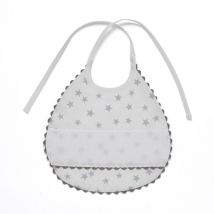 Lätzchen zum Besticken ab 3 Monaten, mit Sternenmuster - DMC - MT Stofferie