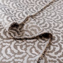 Jacquard Mirage Crysta leinenfarben glänzend - Walkie Talkie - Walkie Talkie - MT Stofferie