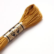 Mouliné-Faden für Stickerei - Gelb- und Orangetöne - COL 680 - DMC - MT Stofferie