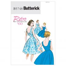 Damenkleid Schnittmuster Butterick B5748E5 Gr. 42-50 - Butterick - MT Stofferie