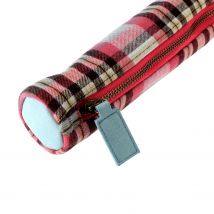 Bohin Hülle mit rosa Tartan-Muster, 45cm - Bohin - MT Stofferie