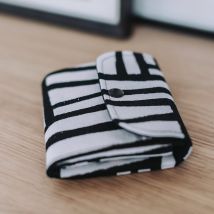 Gabardine 150 cm Schwarz-Weiß Muster See You At Six - See You at Six - MT Stofferie