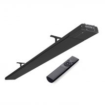 Heatstrip Design Dunkelstrahler: 3200 - mit Fernbedienung und App Schwarz