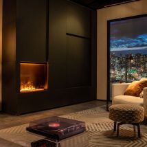 Faber e-Matrix Frontkamin [Mood Fires I Elektrokamineinsatz]: 800/650