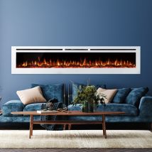 Noble Flame PARIS weiß 2540 [Elektrokamin Wandeinbau/wandhängend]