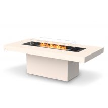 EcoSmart Gin [Feuertisch-Serie mit Ethanol Linienbrenner]: Dining - Bone