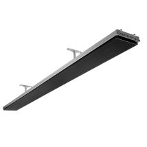 Heatstrip Design Dunkelstrahler: 3200 Watt - ohne Fernbedienung Aluminium