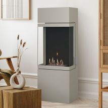 Noble Flame LASSO [geschlossener Ethanolkamin]: Seidengrau