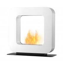 safretti Curva ST Standfeuer / Ethanolkamin: Weiß - ohne Scheibe