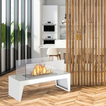 Noble Flame TAFI [moderner Ethanol Standkamin]: Weiß