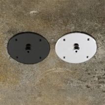 Cocoon Fires Deckenaufhängung für Aeris: Carbonstahl, schwarz