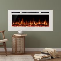 Noble Flame PARIS weiß 1150 [B-Ware, Elektrokamin Wandeinbau/wandhängend]