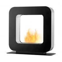 safretti Curva ST Standfeuer / Ethanolkamin: Schwarz - ohne Scheibe