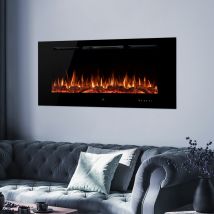 Noble Flame PARIS schwarz 1530 [Elektrokamin Wandeinbau/wandhängend]