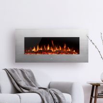 Noble Flame VEGAS Edelstahl: 1070 [Elektrokamin wandhängend]