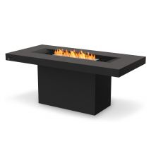 EcoSmart Gin [Feuertisch-Serie mit Ethanol Linienbrenner]: Bar - Graphite