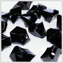 muenkel design Acryl Steine, 500 g, schwarz (6 Packungen)