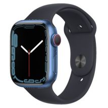 Apple Watch Series 7 GPS + Cellular Blue Aluminium 45mm Black Sport Band - Very Good