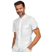 Veste Médicale Blanche Coupe Sport Ultra Light Homme Leon - MyLookPro