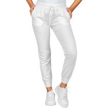 Pantalon de Travail Femme Blanc Stretch Olympia - MyLookPro