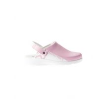 Sabot médical cuir infirmière SRC Nordways Arielle Fuchsia