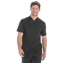 Veste de cuisine à manches courtes col mao homme - MyLookPro