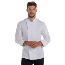 Veste de cuisine blanche manches longues homme - MyLookPro