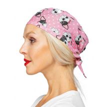 Toque Bandana de chirurgie rose Avana