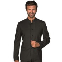 Veste homme Riad Stretch Noir en laine/Polyester - MyLookPro
