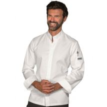 Veste homme Sincler Satin Blanc 100% Coton