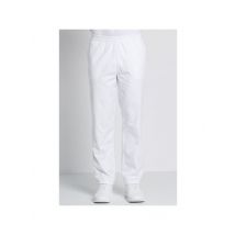 Pantalon médical unisexe microfibre élastique blanc 94% Polyester 6% Élasthanne - MyLookPro