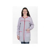 Blouse d'enseignante à manches longues poussins gris 60% Coton 40% Polyester