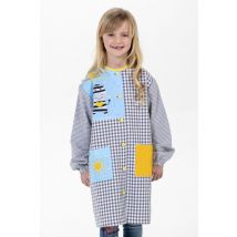 Peignoir enfant unisexe motif zèbre 60% Coton 40% Polyester