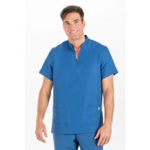 Tunique unisexe en microfibre bleue 100% Polyester - MyLookPro