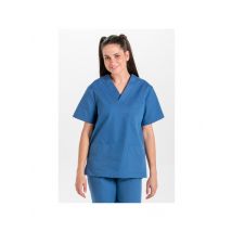 Blouse médicale unisexe bleu égéen 70% Polyester 30% Coton