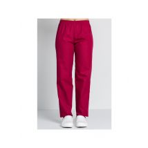 Pantalon classique unisexe bordeaux 67% Polyester 33% Coton - MyLookPro
