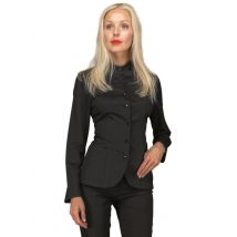 Chemise pour femme à manche longue Bali noire 100% Polyester Bohème - MyLookPro