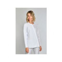 Blouse femme asymétrique à manches longues gris perle 100% Polyester - MyLookPro