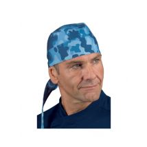 Bandana unisexe Camouflage 06 bleu 100% Coton