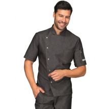 Veste de chef unisexe à manches courtes Belfast Jeans noire 100% Polyester Superdry - MyLookPro