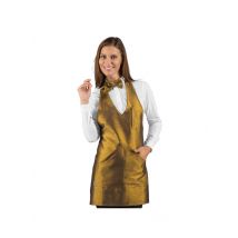 Tablier de Bistro unisexe court Lurex Gold 100% Polyester - MyLookPro