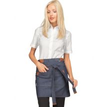 Tablier Michigan femme Jeans avec poche centrale bleu 100% Coton - MyLookPro