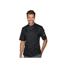 Veste de chef unisexe à manches courtes slim Tokyo noire 100% Polyester Superdry - MyLookPro
