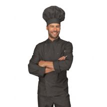 Veste de chef classique unisexe à manches longues Jean noir 100% Coton - MyLookPro