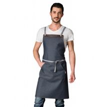 Tablier de travail en Jeans et finition cuir - MyLookPro